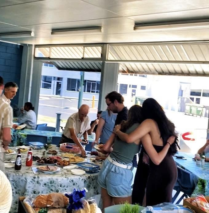 Lunch together after the service