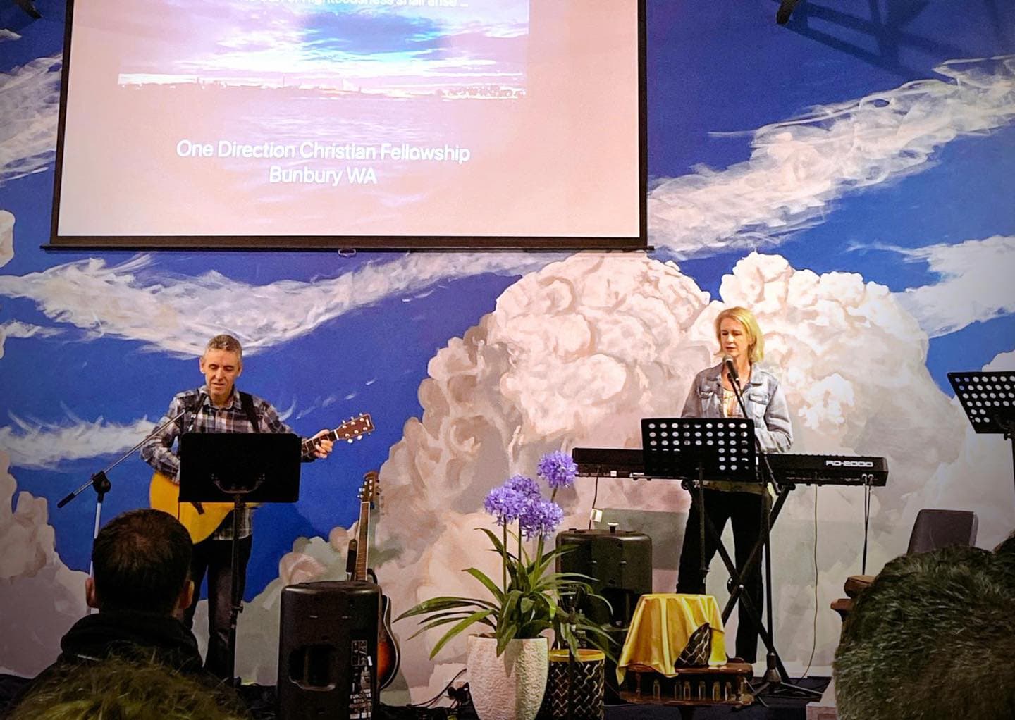ODCF church family worshipping together