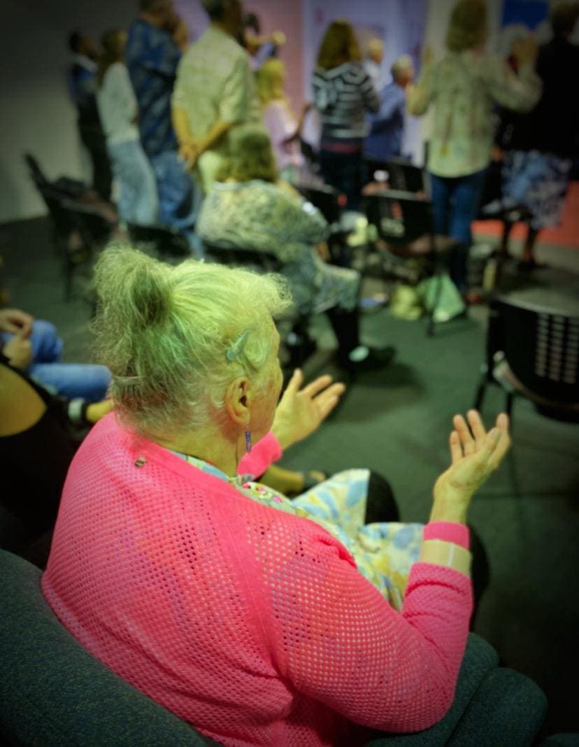 ODCF congregation in worship