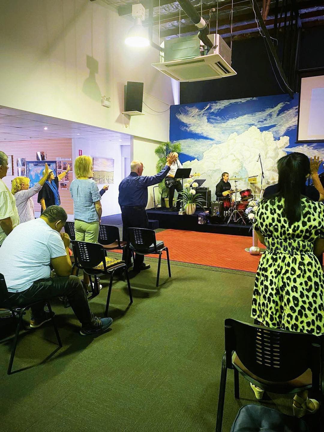ODCF church family worshipping in Bunbury