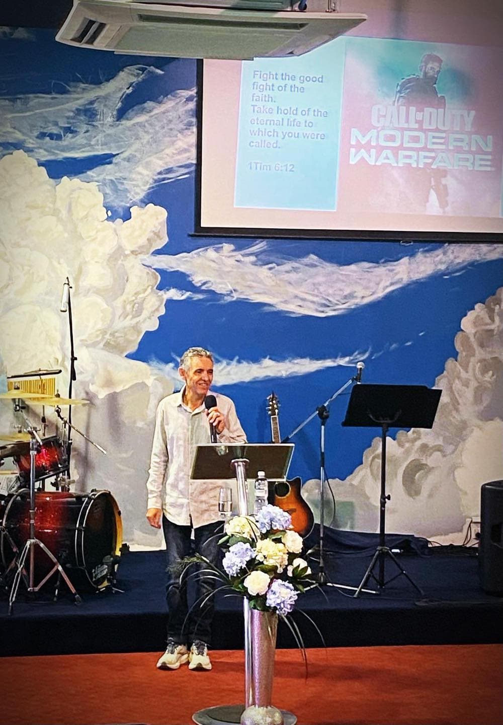 Sunday worship service at ODCF Bunbury